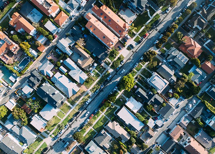 Residential streetscape